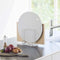 Round Cutting Board Stand - Steel-Cutting Board Stand-Parc Decor