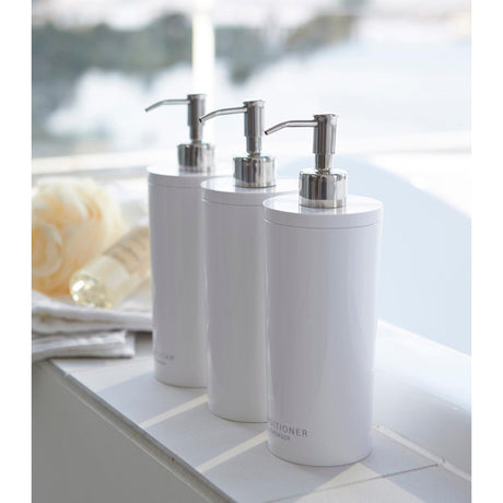 Round Dispenser Bundle - Shampoo, Conditioner, and Body Soap