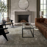 Round Mirror with Black Aluminum Frame-Mirrors-Parc Decor