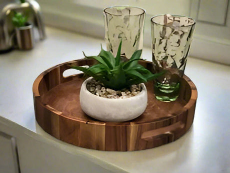 Round Serving Tray