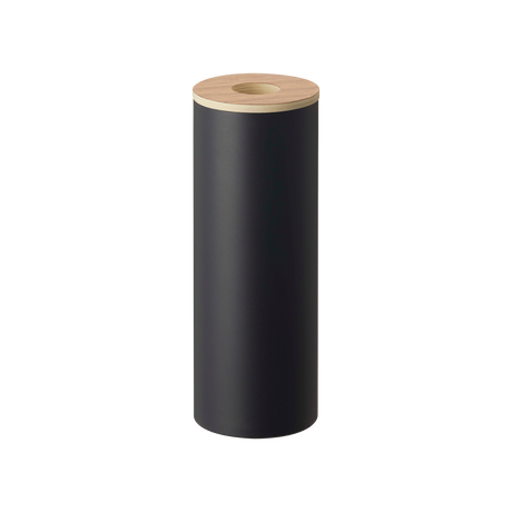 Round Tissue Case - Steel + Wood