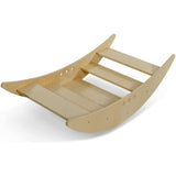 Rowan 2-in-1 Rocking Boat & Climbing Bridge | Montessori Wooden Rocker and Step Climber for Toddlers