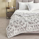 Ruched Faux Fur Throw Blanket - Alondra Collection-Blankets-Parc Decor
