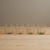 Ruffle Rocks Clear Drinking Glass