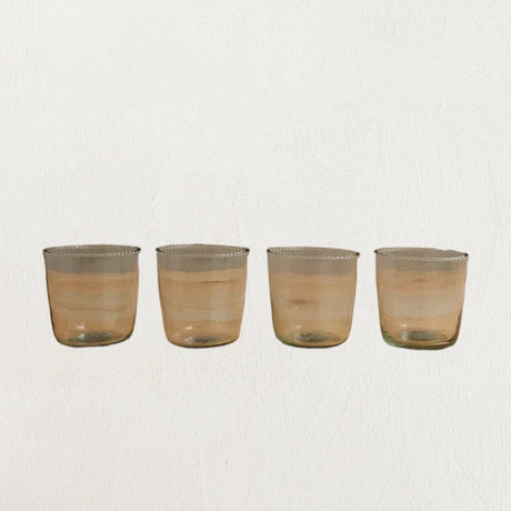 Ruffle Rocks Clear Drinking Glass-Drinkware-Parc Decor