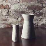 Rugueux Stoneware Carafe Pitcher in Pearl-Pitchers-Parc Decor