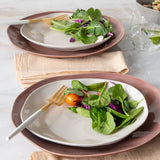 Rugueux Stoneware Side Plate, Pearl-Dinnerware-Parc Decor