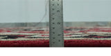 Rust, Ivory, Black and Beige Hand Knotted Traditional Heriz Multi Size wool area Rug