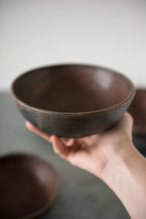 Rust Stoneware Soup Bowl