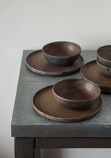 Rust Stoneware Soup Bowl