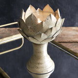 Rustic Artichoke Votive Candle Holder-Candle Holder-Parc Decor