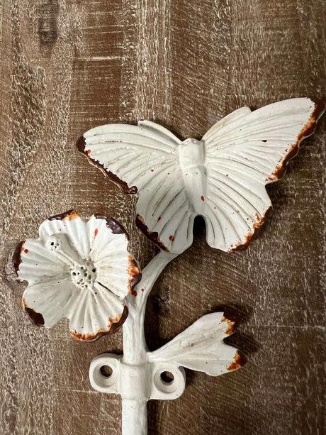 Rustic Cottagecore Butterfly Wall Hook-Storage Hook-Parc Decor