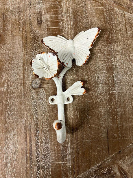 Rustic Cottagecore Butterfly Wall Hook-Storage Hook-Parc Decor