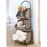 Rustic Farmhouse Organizer Cart-Storage-Parc Decor