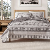 Rustic Landscape Quilt Set - Matthew Collection-Quilts & Comforters-Parc Decor