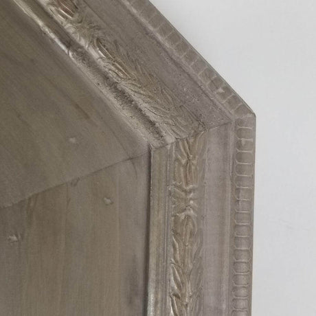 Rustic Octagonal Wood Vintage Wall Mirror-Mirror-Parc Decor