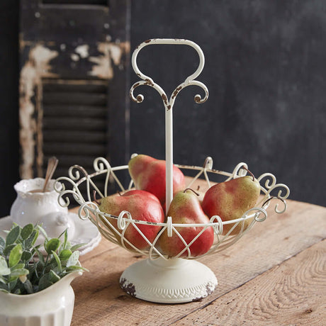 Rustic Wire Fruit Basket (Set of 2)-Fruit Basket-Parc Decor