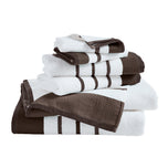 Decorative Cotton Stripe Bath Towel Set - Noelle Collection