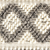 Sagamore Cream Trellis Wool&Cotton Throw Pillow-Throw Pillows-Parc Decor