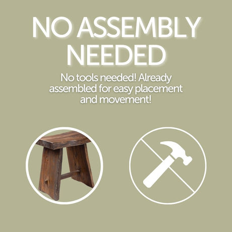 Salem Teak Shower and Bath Stool with Curved Seat-Stool-Parc Decor