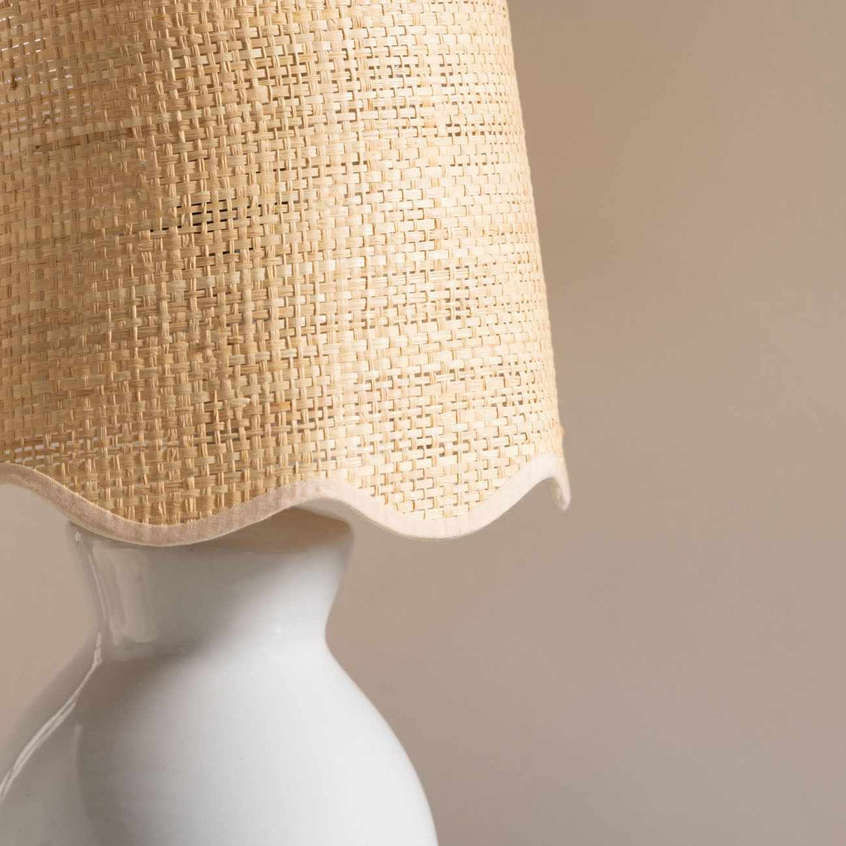 Salgareda Grey Ceramic Table Lamp-Lighting-Parc Decor