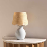 Salgareda Grey Ceramic Table Lamp-Lighting-Parc Decor