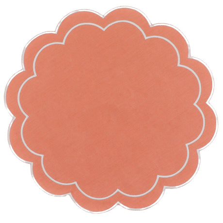 Salmon Sunset Placemat - Set of 4-Placemat-Parc Decor