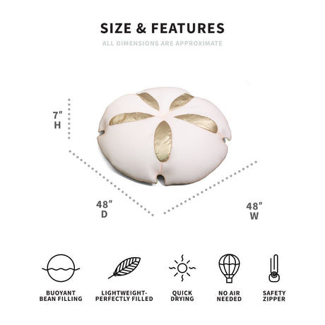 Sand Dollar-pool float-Parc Decor