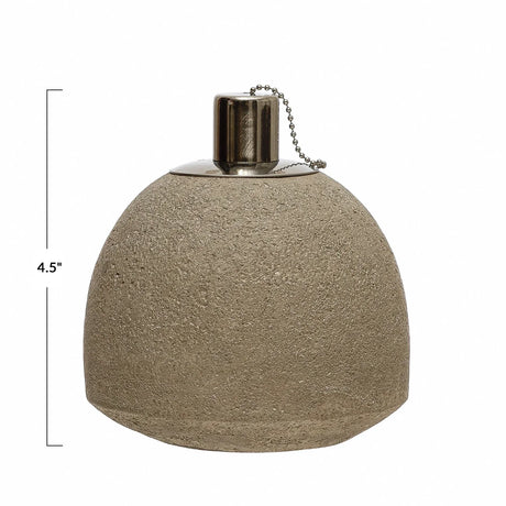 Sandstone Oil Lamp-Table Lamps-Parc Decor
