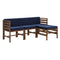 Sanibel 4 Piece Modular Acacia Set with Ottoman-Outdoor-Parc Decor