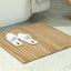 Sapporo Teak Shower and Bath String Mat with Rubber Footing 30″ x 30″