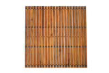 Sapporo Teak Shower and Bath String Mat with Rubber Footing-Bath Mat-Parc Decor