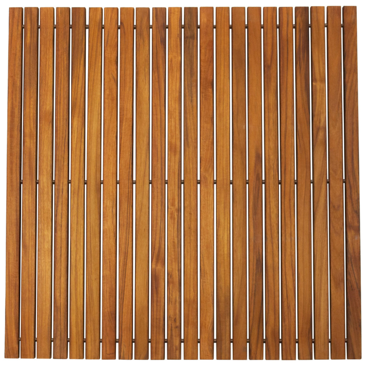 Sapporo Teak Shower and Bath String Mat with Rubber Footing-Bath Mat-Parc Decor