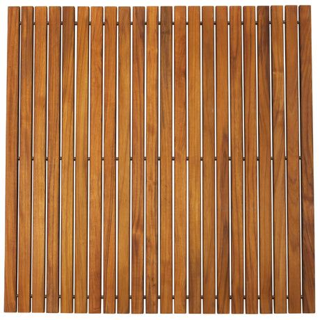 Sapporo Teak Shower and Bath String Mat with Rubber Footing-Bath Mat-Parc Decor
