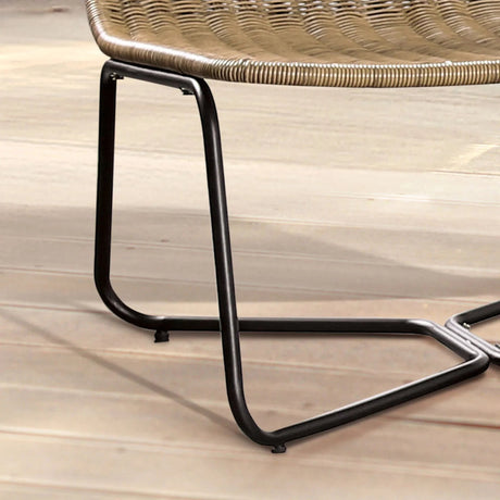 Sarabi 3-Piece Natural Wicker Outdoor Conversation Set-户外家居套装-Parc Decor