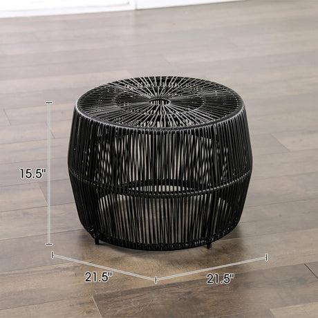 Sarabi 3-Piece Natural Wicker Outdoor Conversation Set-户外家居套装-Parc Decor