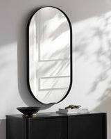 Saraipali Black Accent Mirror-Mirrors-Parc Decor