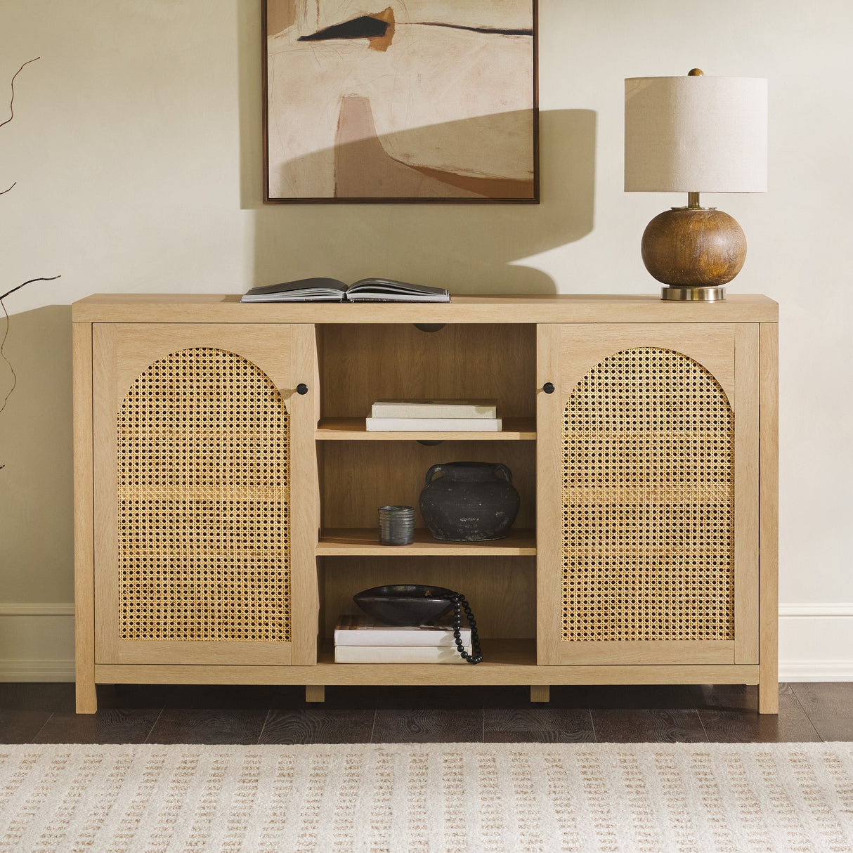 Sasha 58" Rattan Sideboard TV Stand