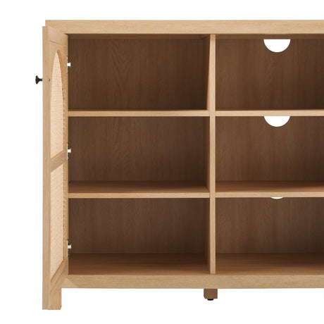 Sasha 58" Rattan Sideboard – TV Stand-Dining / Kitchen-Parc Decor