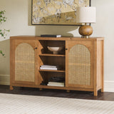 Sasha 58" Rattan Sideboard / TV Stand-Dining / Kitchen-Parc Decor