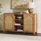 Sasha 58" Rattan Sideboard / TV Stand-Dining / Kitchen-Parc Decor