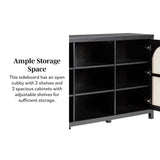 Sasha 58" Rattan Sideboard / TV Stand-Dining / Kitchen-Parc Decor