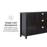 Sasha 58" Rattan Sideboard / TV Stand-Dining / Kitchen-Parc Decor