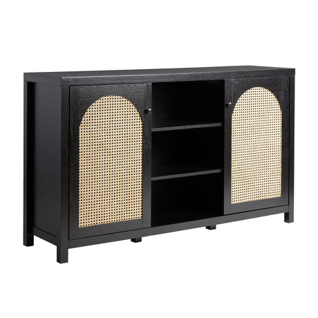 Sasha 58" Rattan Sideboard – TV Stand-Dining / Kitchen-Parc Decor