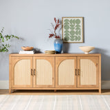 Sasha Modern Reeded Sideboard / TV Stand-Dining / Kitchen-Parc Decor
