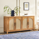Sasha Modern Reeded Sideboard / TV Stand-Dining / Kitchen-Parc Decor