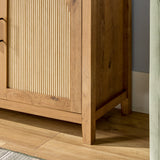 Sasha Modern Reeded Sideboard / TV Stand-Dining / Kitchen-Parc Decor