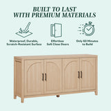 Sasha Modern Reeded Sideboard / TV Stand-Dining / Kitchen-Parc Decor