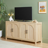 Sasha Modern Reeded Sideboard / TV Stand-Dining / Kitchen-Parc Decor