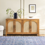 Sasha Modern Reeded Sideboard / TV Stand-Dining / Kitchen-Parc Decor